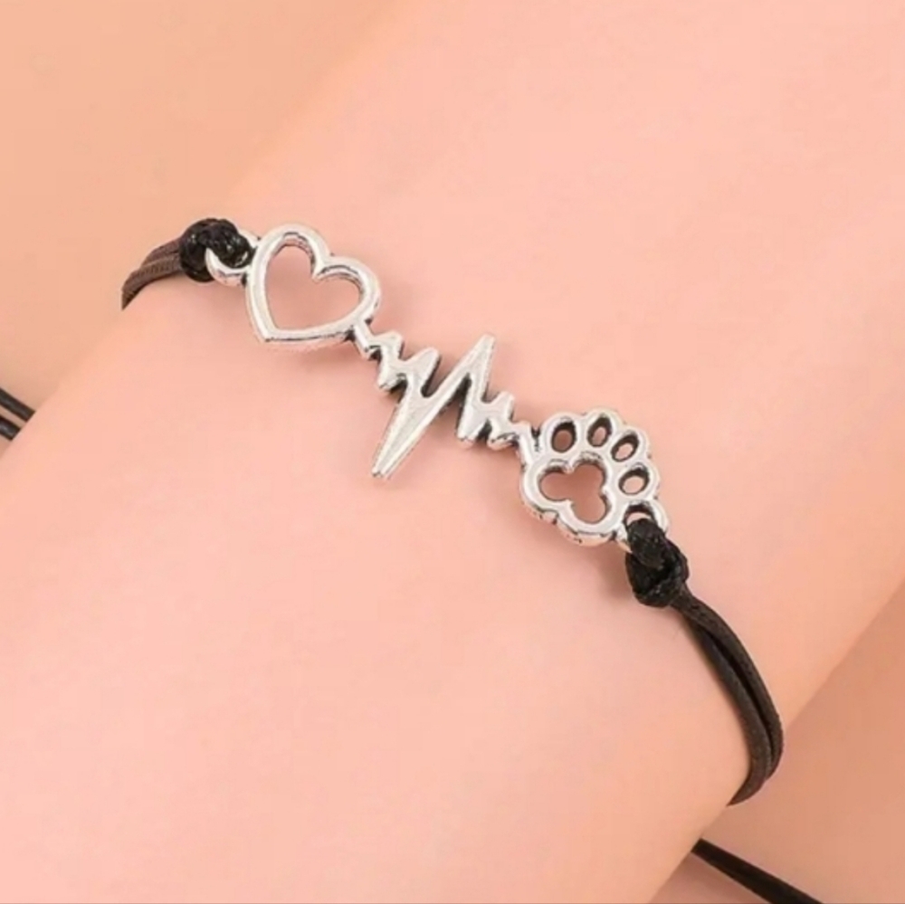 Dog Paw Footprint Bracelet